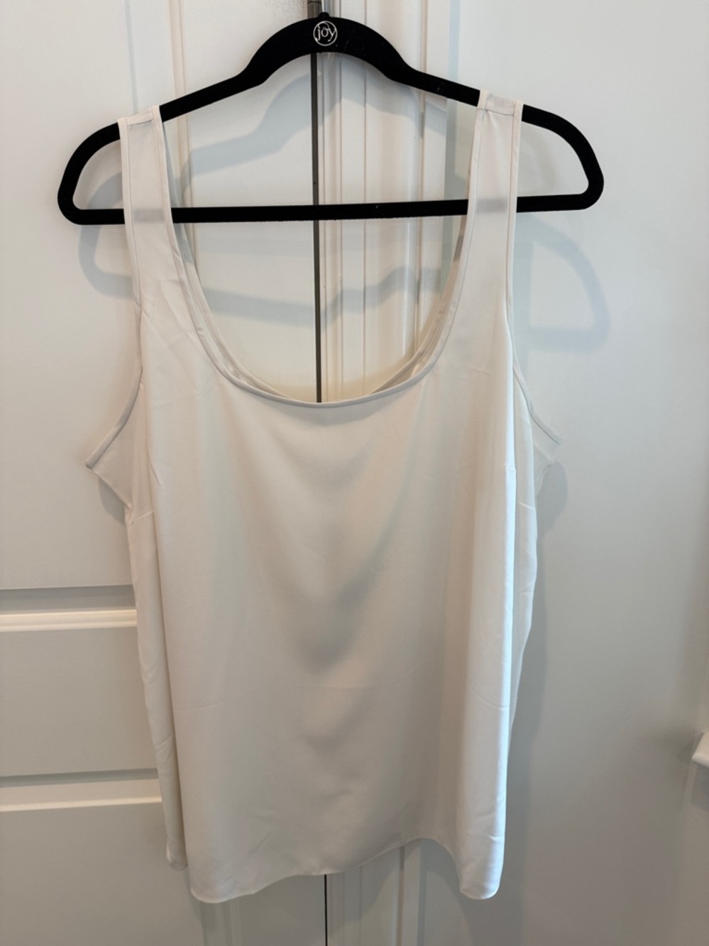 Banana Republic Essential Silk Tank XXL White NWT